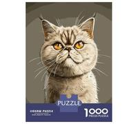 Rompecabezas para Adultos De 1000 Piezas British Shorthair Rompecabezas para Adultos Juego De Ingenio Análisis Y Lógica Cumpleaños Y Navidad 38x26cm/1000pcs