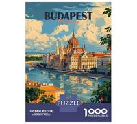Rompecabezas para Adultos De 1000 Piezas Budapest Travel Rompecabezas para Adultos Juego De Ingenio Patrón De Ensamblaje Regalos para Amigos Y Familiares 70x50cm/1000pcs