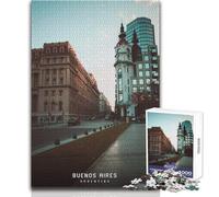 Rompecabezas para Adultos de 1000 Piezas Buenos Aires, diversión Familiar y Noche de Juegos, antiestrés, Regalos de Amigo Secreto, tamaño 50x75cm