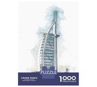 Rompecabezas para Adultos De 1000 Piezas Burj Al Arab Rompecabezas para Adultos Juguetes Antiestrés Regalos para Mujeres Juego Desafiante Regalos 70x50cm/1000pcs