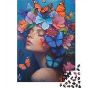 Rompecabezas para Adultos De 1000 Piezas Butterfly Dreams Art Print Rompecabezas para Adultos Juguete Decoración De Pared Difícil Regalos para Amigos Y Familiares 52x38cm/1000pcs