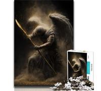 Rompecabezas para Adultos de 1000 Piezas, Caballero Ángel, un desafío difícil y antiestrés Cada Pieza es única Juego Familiar desafiante y Divertido 38x26cm