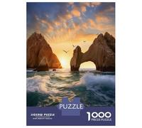 Rompecabezas para Adultos De 1000 Piezas Cabo San Lucas Rocks Rompecabezas para Adultos Juego De Ingenio Una Obra De Arte Interacción Entre Padres E Hijos 52x38cm/1000pcs