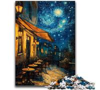 Rompecabezas para Adultos de 1000 Piezas: Calle del Cielo Nocturno Difícil de completar, Pero Divertido y Divertido Regalo de cumpleaños, Regalos, Arte Mural, 50x75cm