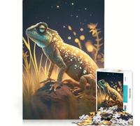 Rompecabezas para Adultos de 1000 Piezas Camaleón Imaginario Juegos educativos desafiantes de completar cumpleaños 50x75cm