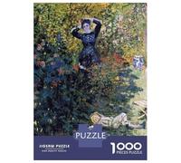 Rompecabezas para Adultos De 1000 Piezas Camille and Jean Monet Rompecabezas para Adultos Juegos Relajantes Desafío Difícil Regalo De Cumpleaños, Regalos, 52x38cm/1000pcs