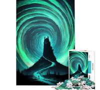 Rompecabezas para Adultos de 1000 Piezas Camino a Aurora Ayuda a ejercitar el Cerebro Decoración Juegos Divertidos para Mayores de 14 años (38x26cm)