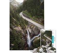 Rompecabezas para Adultos de 1000 Piezas Camino al Paraíso Juego de ingenio para Adultos Decoración de Pared Regalos para Amigos y Familiares (Tamaño 38x52cm)