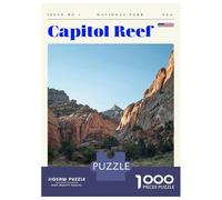 Rompecabezas para Adultos De 1000 Piezas Capitol Reef National Park Travel Art Rompecabezas para Adultos Juegos Familiares Mejoran La Memoria Reducción del Estrés Regalos 52x38cm/1000pcs