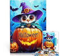 Rompecabezas para Adultos de 1000 Piezas Carteles de Halloween de Vacaciones Juguetes educativos Regalos de Amigo Secreto 75x50cm