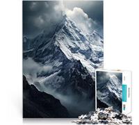 Rompecabezas para Adultos de 1000 Piezas Carteles de montañas para el Juguete de desafío de Juego Educativo Gran Regalo 75x50cm