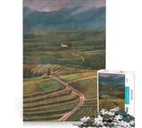 Rompecabezas para Adultos de 1000 Piezas Casas Solitarias Juego Educativo decoración del hogar para Fortalecer el Amor en Pareja 38x26cm
