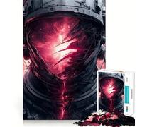 Rompecabezas para Adultos de 1000 Piezas Casco de Astronauta con Reflejo de Nebulosa,Corte preciso,Divertido,lógica,Habilidad,Juego,relajación,Tiempo de diversión,Regalo de cumpleaños,Mente (50x75cm)