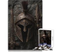 Rompecabezas para Adultos de 1000 Piezas, Casco de Guerrero Antiguo y Armas, Juguete, Juego Intelectual, decoración del hogar, Regalo de Amigo Secreto, tamaño 38x52cm