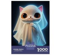 Rompecabezas para Adultos De 1000 Piezas Cat Angel Rompecabezas para Adultos Juegos Divertidos para La Diversión Familiar Juego Desafiante Regalos 38x26cm/1000pcs