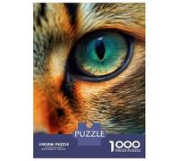 Rompecabezas para Adultos De 1000 Piezas Cat Closeup Face Rompecabezas Antiestrés Juguetes Divertidos Y Humorísticos Actividades Divertidas En Casa, 52x38cm/1000pcs