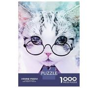 Rompecabezas para Adultos De 1000 Piezas Cat Rompecabezas para Adultos Juego De Ingenio Pero Divertido Y Humorístico Cumpleaños 52x38cm/1000pcs