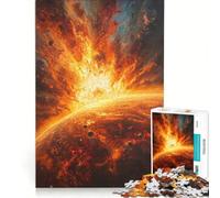 Rompecabezas para Adultos de 1000 Piezas: Cataclismo Celestial La Explosión Final, Juego Interactivo, relajación Intelectual, Ideal para Decorar el Escritorio 38x26cm