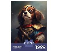Rompecabezas para Adultos De 1000 Piezas Cavalier Dog Viking Rompecabezas para Adolescentes Juego Familiar Carrera De Velocidad Manual Cumpleaños 70x50cm/1000pcs