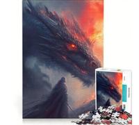 Rompecabezas para Adultos de 1000 Piezas, Cazador de Dragones, Juego Educativo, Carrera de Velocidad Manual, Regalo de cumpleaños, Regalos, 50x75cm
