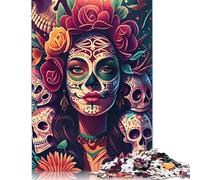 Rompecabezas para Adultos de 1000 Piezas Celebrando la Vida y la Muerte. Juego desafiante (38 x 26 cm).