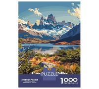 Rompecabezas para Adultos De 1000 Piezas Cerro Castillo National Park Chile Rompecabezas para Adolescentes Juego Familiar Carrera De Velocidad Manual Cumpleaños 70x50cm/1000pcs