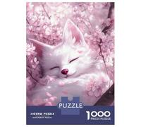 Rompecabezas para Adultos De 1000 Piezas Cherry Blossom Fox-14 Rompecabezas para Adultos Juego Práctico Oferta De Regalo De Cumpleaños como Regalos para Toda La Familia 70x50cm/1000pcs