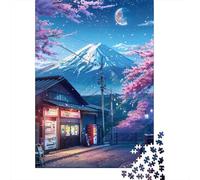Rompecabezas para Adultos De 1000 Piezas Cherry Blossom Night in Japan -4 Rompecabezas Juego De Ingenio Regalos para Mujeres Cumpleaños Y Navidad 52x38cm/1000pcs