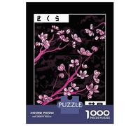 Rompecabezas para Adultos De 1000 Piezas Cherry Blossom Sakura Tree Rompecabezas para Adultos Juego De Ingenio Una Obra De Arte Interacción Entre Padres E Hijos 38x26cm/1000pcs