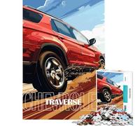 Rompecabezas para Adultos de 1000 Piezas Chevrolet Traverse SUV Diversión en casa un desafío Estimulante Juego de ingenio Apto para Mayores de 14 años 38x26cm