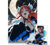 Rompecabezas para Adultos de 1000 Piezas Chica Anime con Cabello Rojo y Colmillos Juego concentrarse y divertirse (38x26cm)