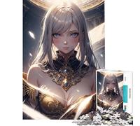Rompecabezas para Adultos de 1000 Piezas Chica Anime Saraswati Actividades Divertidas en casa Actividades Familiares Juegos relajantes para Mayores de 14 años Juego de Rompecabezas ofrecido 38x26cm