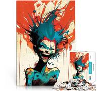 Rompecabezas para Adultos de 1000 Piezas Chica cómica Loca Juguetes de Juego para Regalo Familiar decoración de Pared 75x50cm