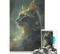 Rompecabezas para Adultos de 1000 Piezas Cielo Estrellado del zodíaco Juegos relajantes Divertidos y con Humor Regalo de cumpleaños obsequios 38x52cm