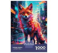 Rompecabezas para Adultos De 1000 Piezas City Slicker Fox Rompecabezas para Adultos Juego Práctico Análisis Y Lógica Gran Regalo para Los Amantes De Los Juegos 52x38cm/1000pcs