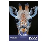 Rompecabezas para Adultos De 1000 Piezas Close-up Portrait of A Young Giraffe Rompecabezas para Adultos Juego Práctico Análisis Y Lógica Gran Regalo para Los Amantes De Los Juegos 38x26cm/1000pcs