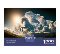 Rompecabezas para Adultos De 1000 Piezas Cloud Horse Fantasy Art Rompecabezas para Adolescentes Juguetes De Bricolaje Corte De Precisión Difícil Y Desafiante 52x38cm/1000pcs