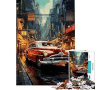 Rompecabezas para Adultos de 1000 Piezas Coche clásico japonés Ideal para cumpleaños y Navidad Juguete Educativo de análisis y lógica para Mayores de 14 años (38x26cm)