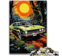 Rompecabezas para Adultos de 1000 Piezas, Coches Deportivos Coloridos y geniales, Ideal para Pasar el rato y aliviar el estrés, decoración Mayores de 14 años, 50x75cm