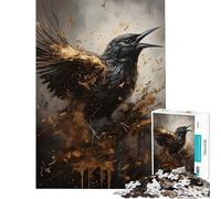 Rompecabezas para Adultos de 1000 Piezas Colibrí en la Isla Encantada Juegos relajantes y desafiantes Juguetes de Regalo para cumpleaños Desafío difícil (tamaño 50x75cm)