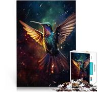 Rompecabezas para Adultos de 1000 Piezas Colibrí lluvioso épico Matar el Tiempo en Vacaciones en casa Lista de Deseos con Papá Noel 38x26cm