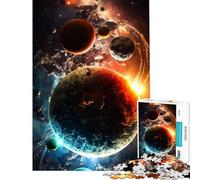 Rompecabezas para Adultos de 1000 Piezas Colisión Cósmica para Juegos educativos Juguetes de desafío Juegos Familiares desafío difícil Ideas de Regalos (tamaño 38x26cm)