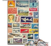 Rompecabezas para Adultos de 1000 Piezas, Collage del Mundo difícil, Juguetes educativos para el Aprendizaje, Juegos Familiares, cumpleaños (tamaño 26x38cm)