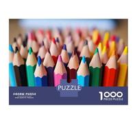 Rompecabezas para Adultos De 1000 Piezas Color Pencils for Kids Art Supplies Rompecabezas para Adultos Juegos De Relajación Decoración De Pared Desafío Educativo 52x38cm/1000pcs