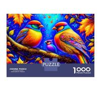 Rompecabezas para Adultos De 1000 Piezas Colorful Birds Fantasy Artwork Rompecabezas para Adultos Juegos Familiares Pero Divertidos Y Humorísticos Cumpleaños 70x50cm/1000pcs