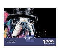 Rompecabezas para Adultos De 1000 Piezas Colorful French Bulldog Art Print-3 Rompecabezas Juego De Ingenio Regalos para Mujeres Cumpleaños Y Navidad 52x38cm/1000pcs