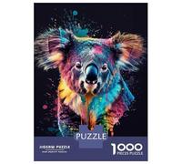 Rompecabezas para Adultos De 1000 Piezas Colorful Koala Art Rompecabezas para Adultos Juguetes Antiestrés Análisis Y Lógica Oferta como Regalos para Toda La Familia 38x26cm/1000pcs