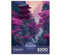 Rompecabezas para Adultos De 1000 Piezas Colorful Landscape Rompecabezas para Adultos Juego De Ingenio Desafío Difícil Gran Regalo para Los Amantes De Los Juegos 38x26cm/1000pcs