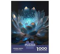 Rompecabezas para Adultos De 1000 Piezas Colorful Lotus Flowers Rompecabezas para Adultos Juego De Ingenio Análisis Y Lógica Cumpleaños Y Navidad 70x50cm/1000pcs