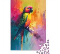 Rompecabezas para Adultos De 1000 Piezas Colorful Parrot Art Print-7 Rompecabezas para Adolescentes Juguetes Antiestrés Mejora La Memoria Gran Regalo para Jugar 70x50cm/1000pcs